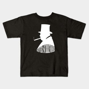 Winston Churchill never surrender Kids T-Shirt